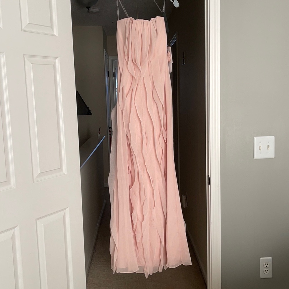 Vera Wang Crinkle Bridesmaid dress